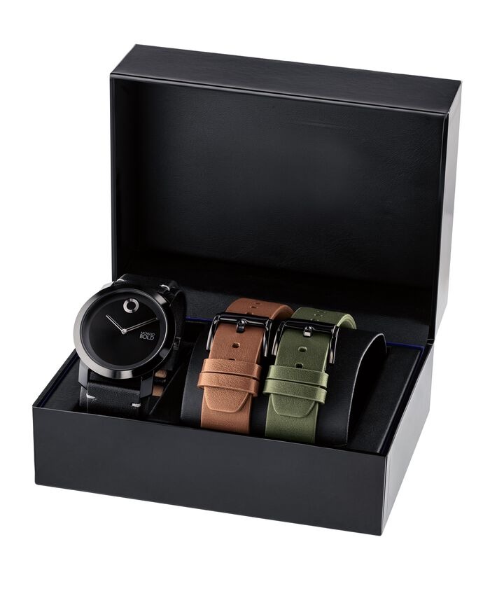 Movado Trend Impulse Watch & Interchangeable Strap Gift Set 3601054