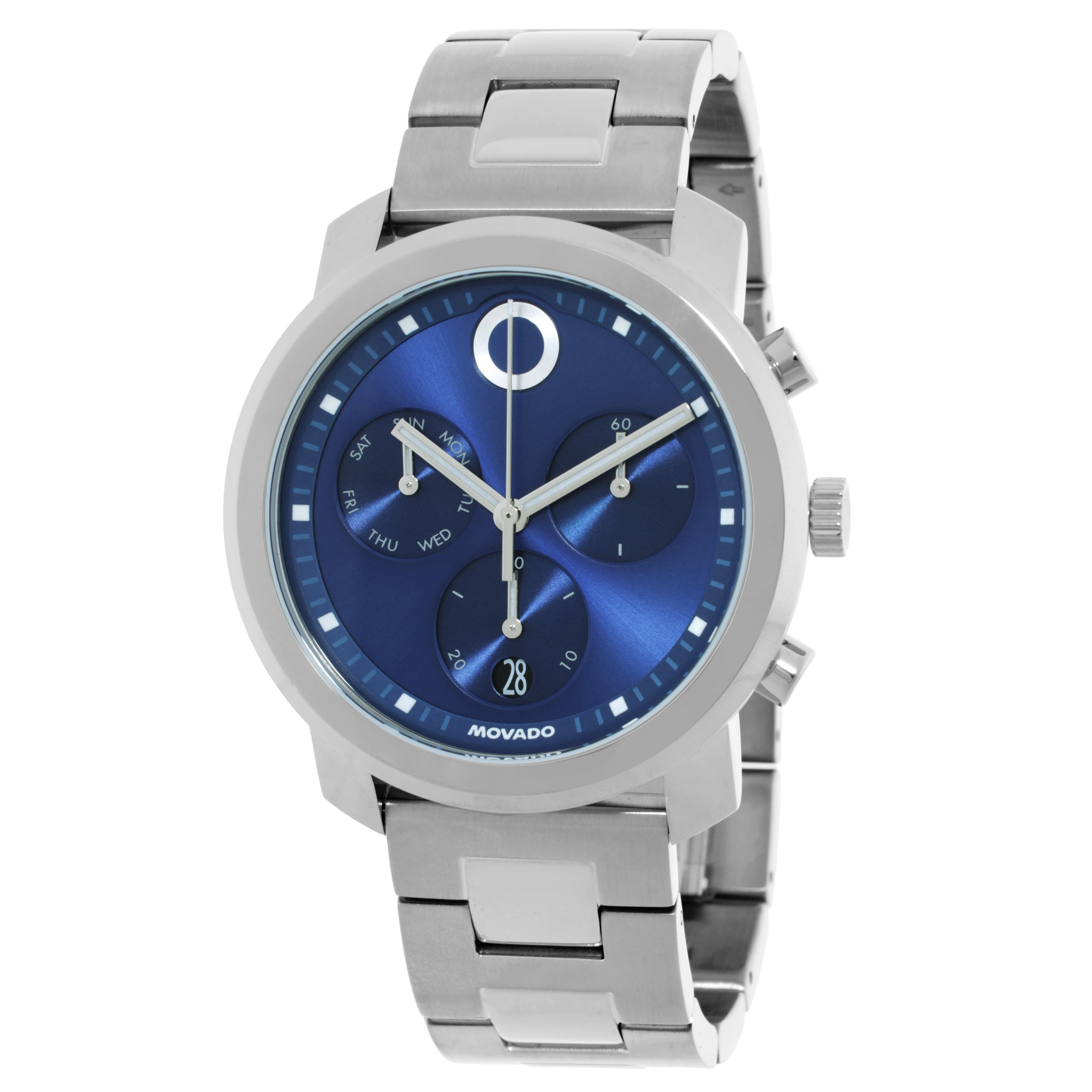 Movado Trend Propel Chronograph Quartz Blue Dial Men's Watch 3601350