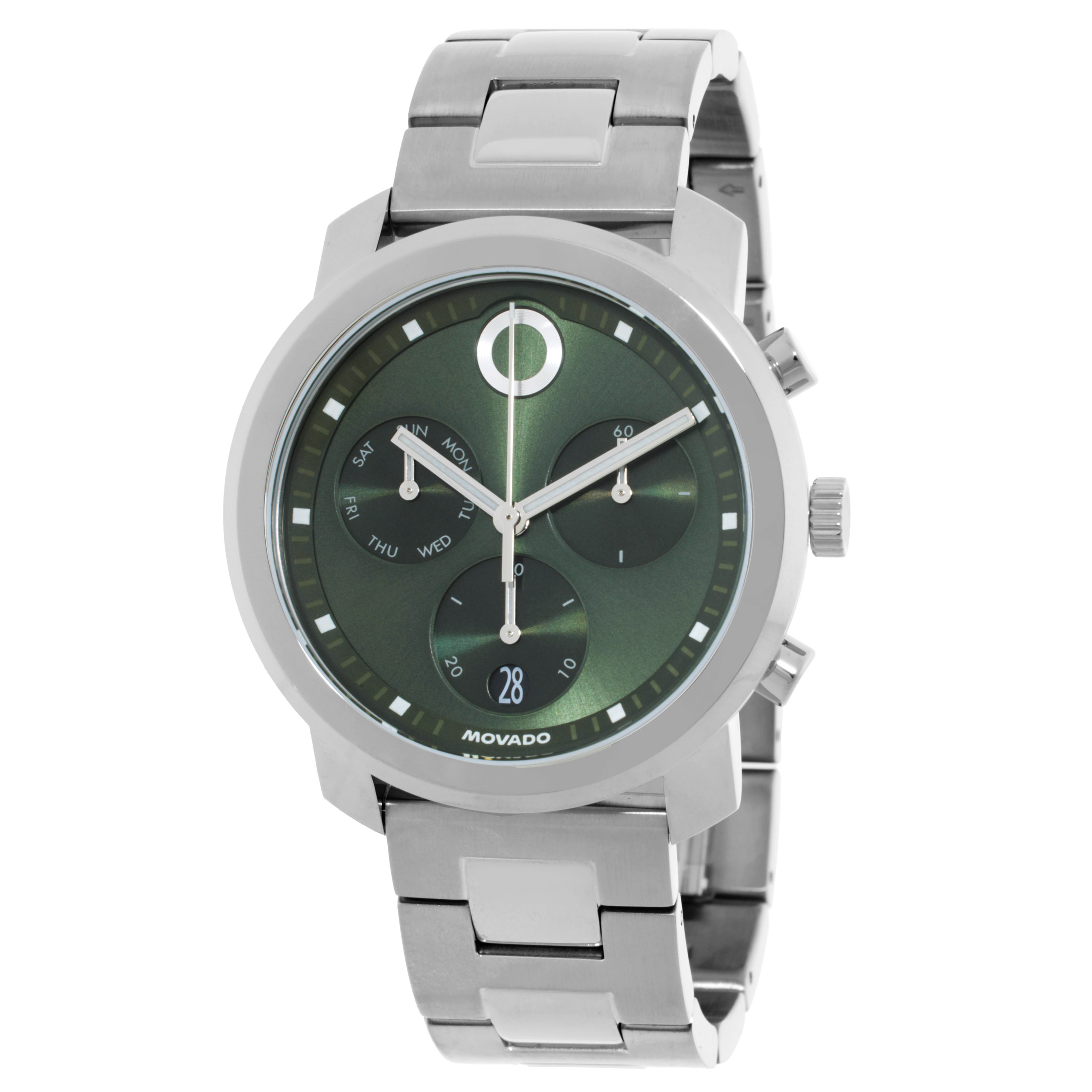 Movado Trend Propel Chronograph Quartz Green Dial Men's Watch 3601351