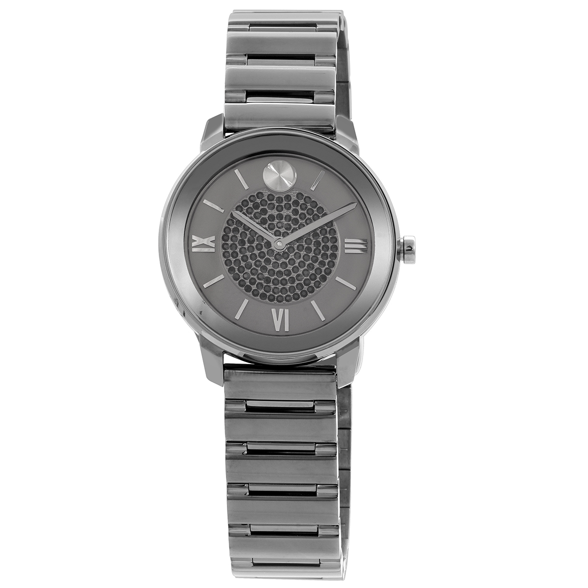 Movado Trend Quartz Crystal Grey Dial Ladies Watch 3600636