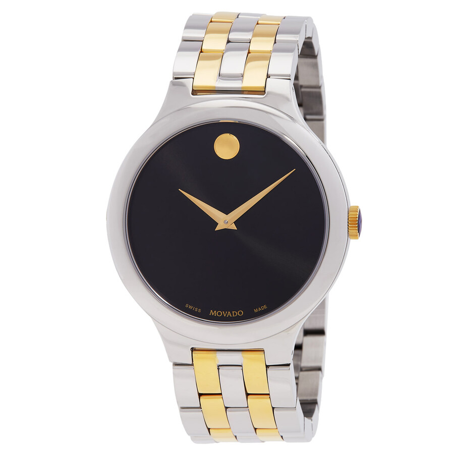 Movado Veturi Quartz Black Dial Men's Watch 0608042