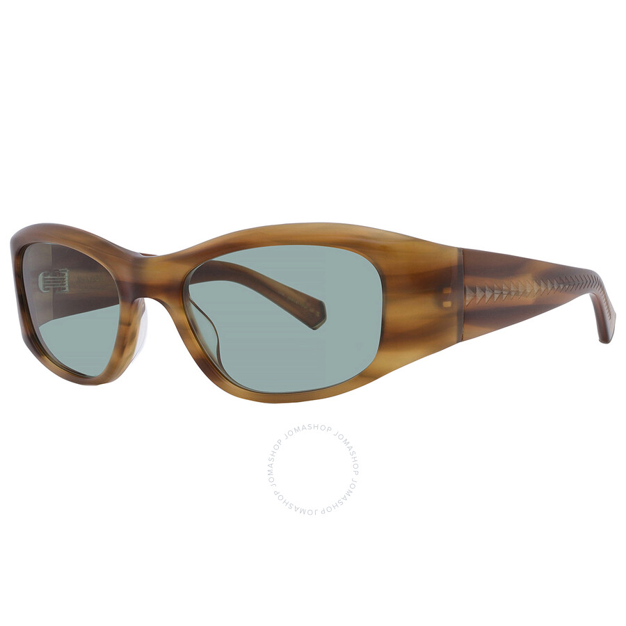 Mr Leight Mr. Leight Aloha Doc S Island Green Oval Men's Sunglasses Ml2035 Maca-atg/islagrn 52