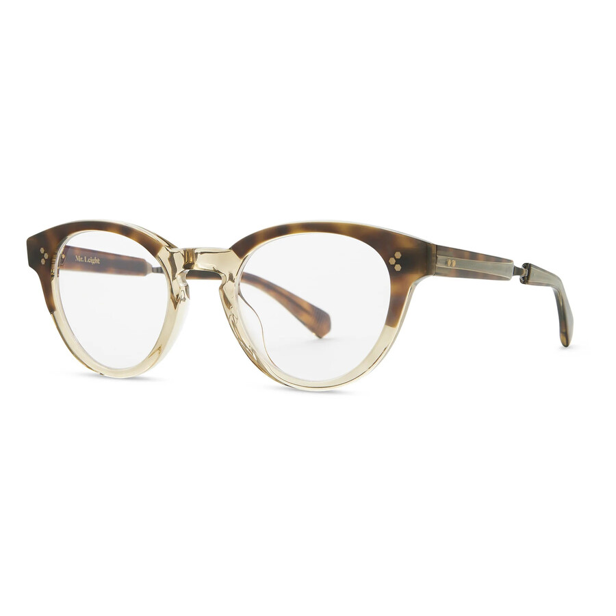 Mr Leight Mr. Leight Audrey C Demo Cat Eye Ladies Eyeglasses Ml1031 Crnsh-atg 46 In Brown