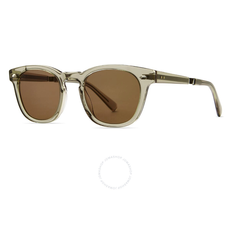 Mr Leight Mr. Leight Hanalei S Kona Brown Oval Sunglasses Ml2022 Oi-wg/konbrn 45