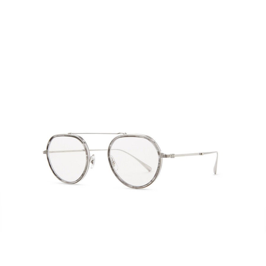 Mr Leight Mr. Leight Kingston C Demo Oval Unisex Eyeglasses Ml3029 Cw-plt 46