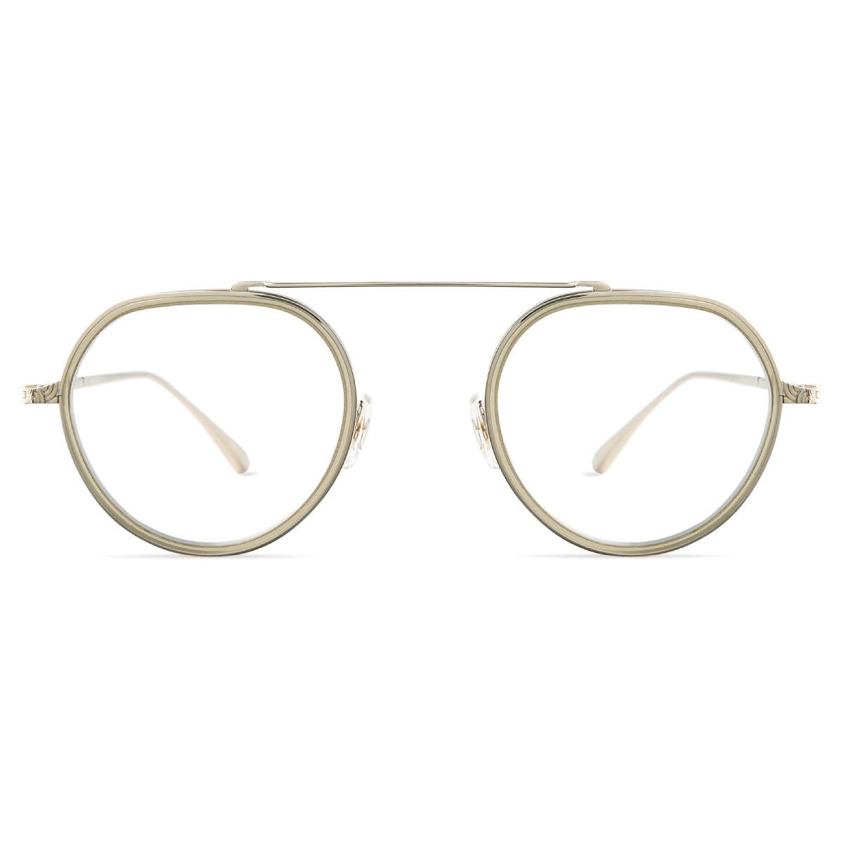Mr. Leight KINGSTON C Demo Round Eyeglasses ML3029 VERA-GG 46 