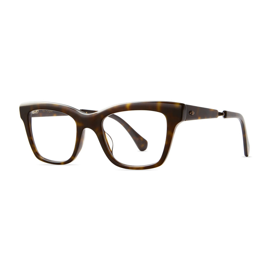Mr Leight Mr. Leight Lolita C Demo Cat Eye Ladies Eyeglasses Ml1041 Hkt-cg 48 In Brown