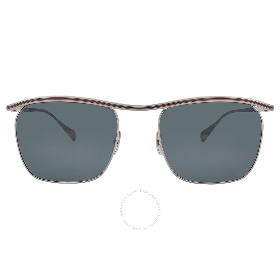 Mr Leight Mr. Leight Owsley S G15 Irregular Unisex Sunglasses Ml4027 Plt/g15glss 53 In Platinum