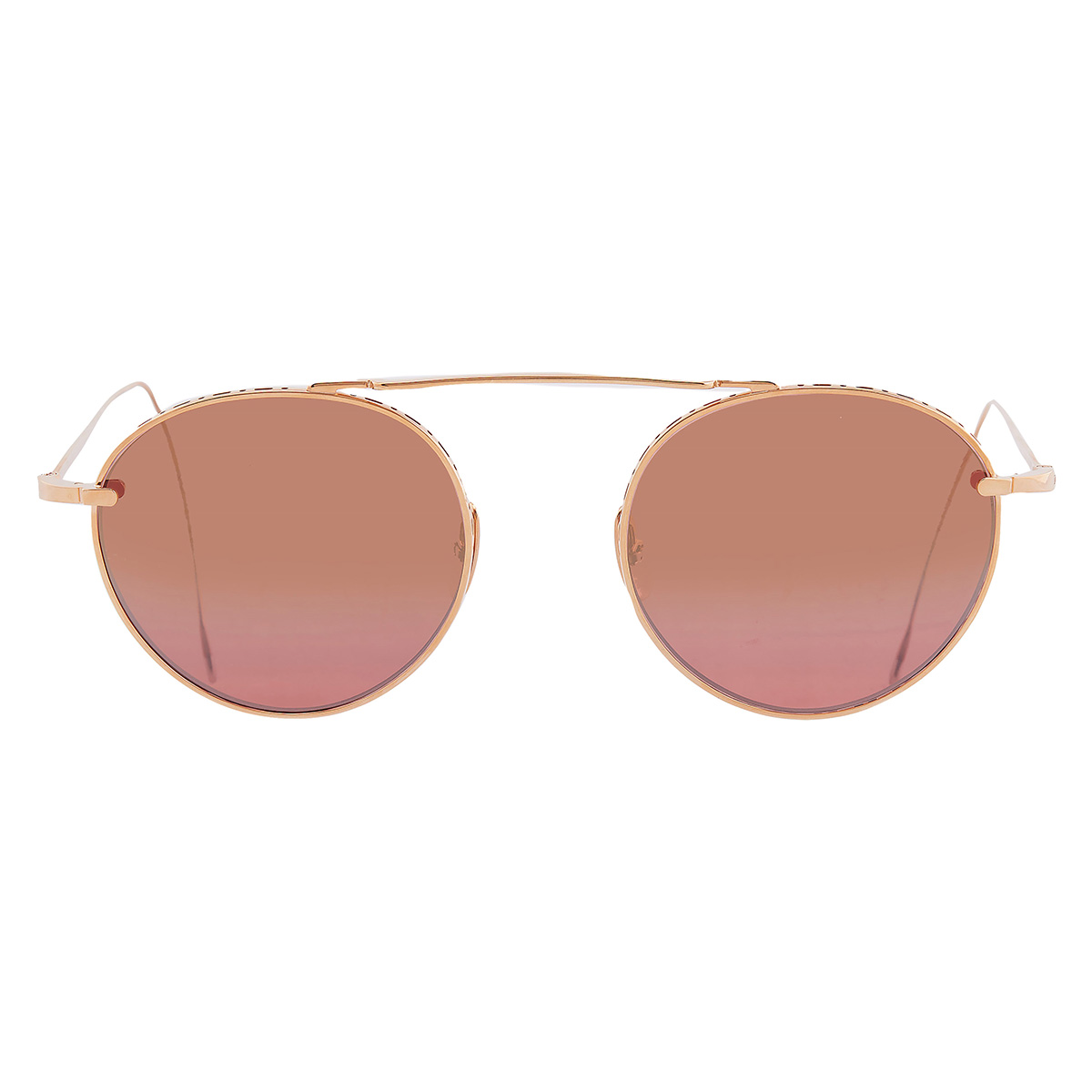 Mr. Leight REI S Burnt Rose Mirror Round Sunglasses ML4007  display picture 2