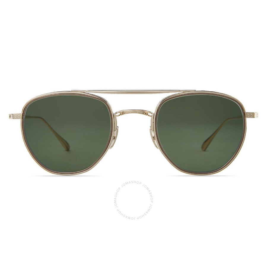 Mr Leight Mr. Leight Roku Ii S Green Pilot Titanium Sunglasses Ml4015 12kg-mbz/grn 48
