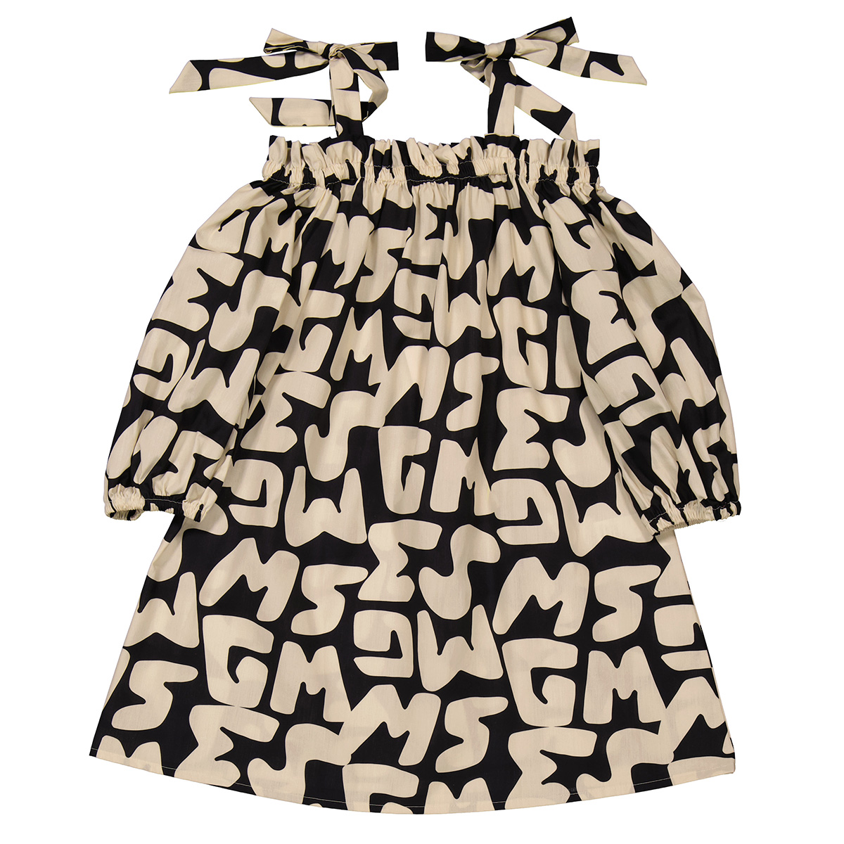 MSGM Girls Poplin Shorts in Black