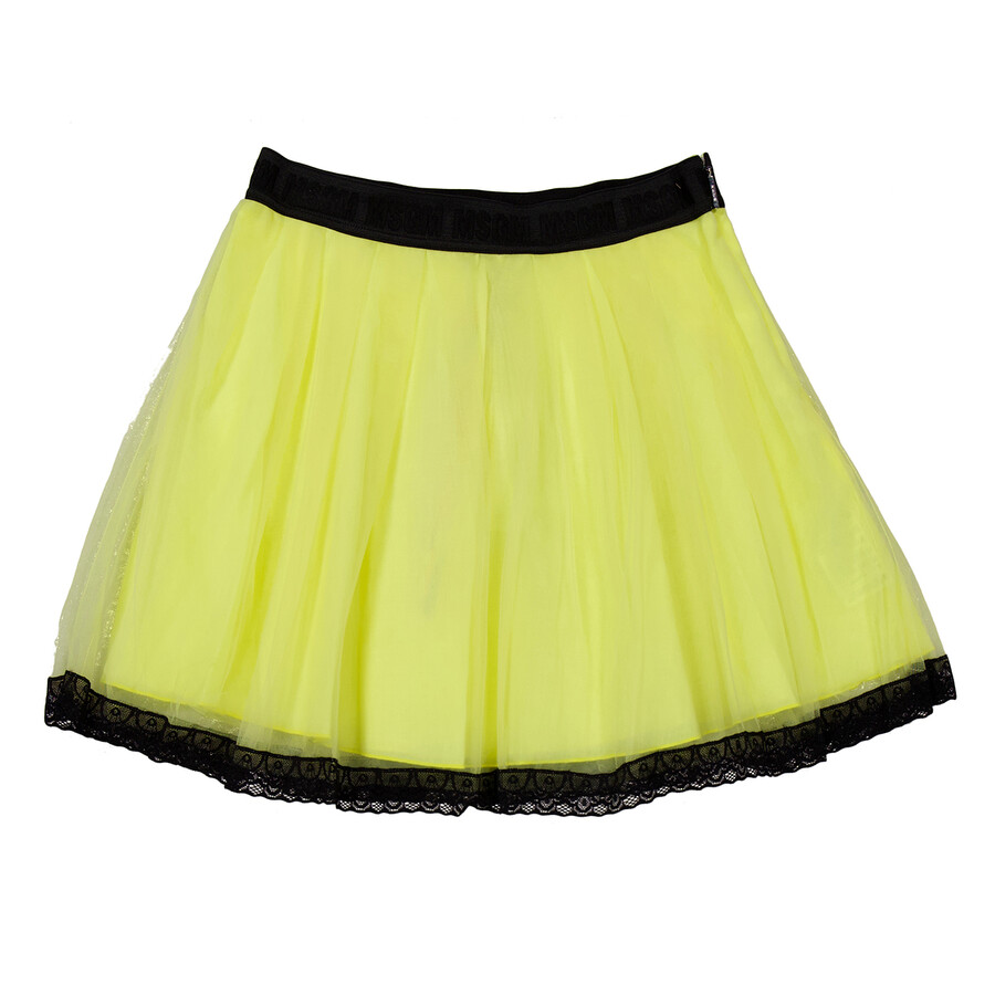Girls Ruffle Hem Tulle Skirt