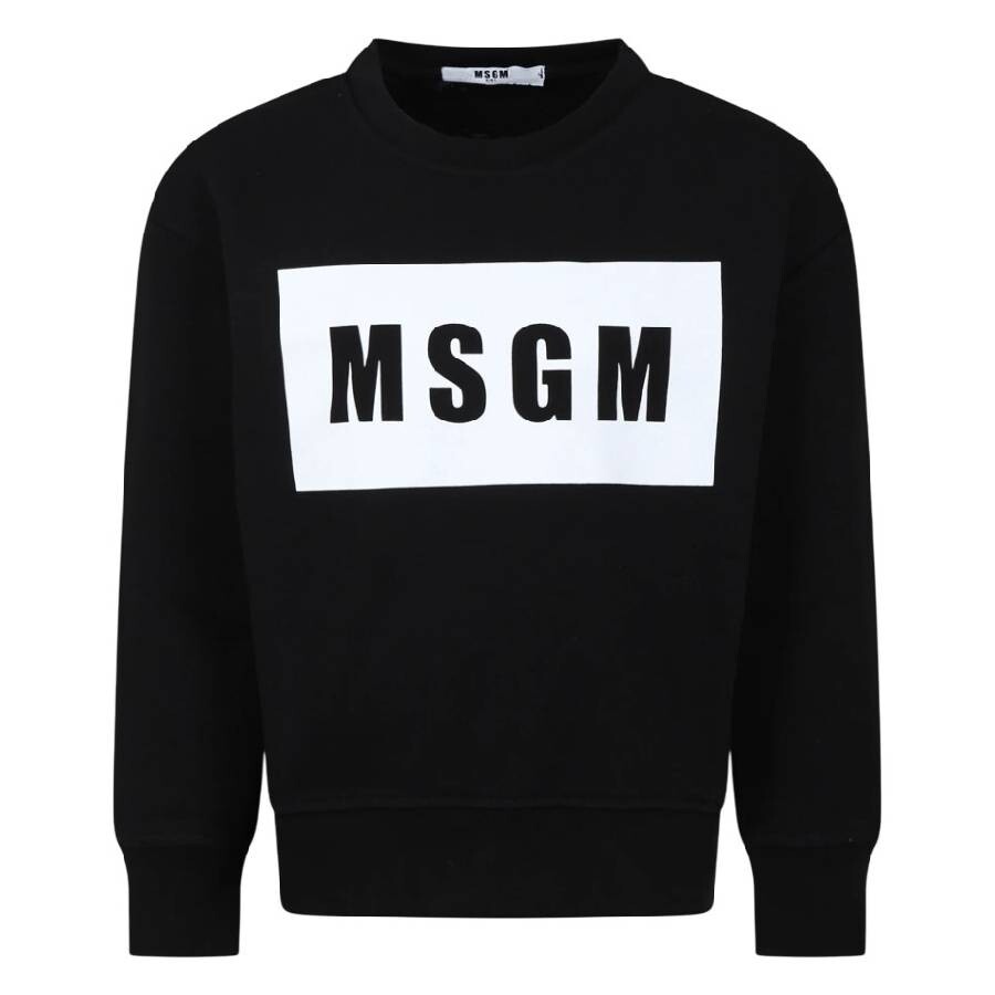 Kids Logo-Printed Crew Neck Sweatshirt