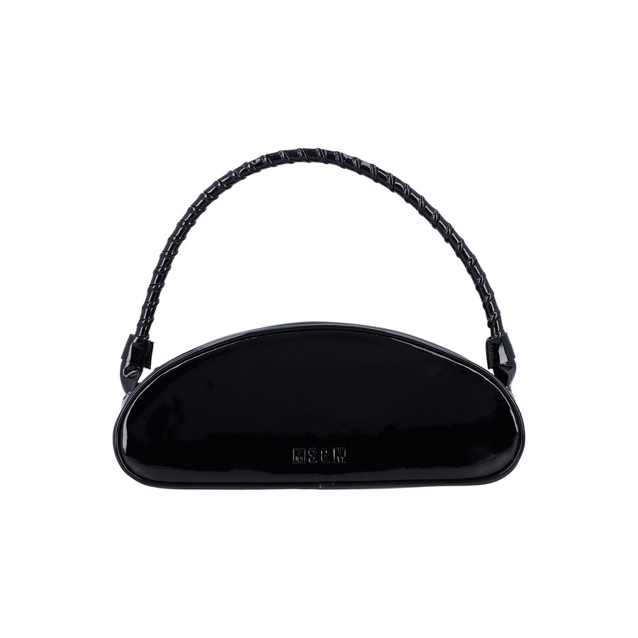 Msgm Small Bean Bag In Black