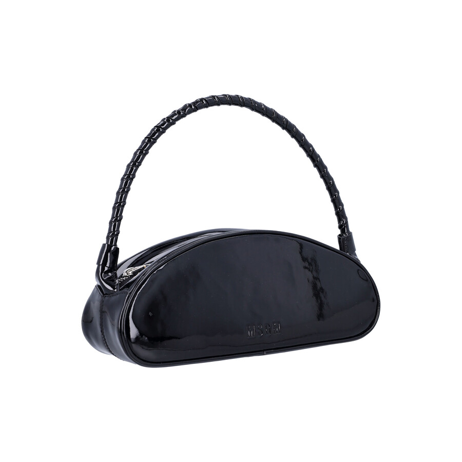 Msgm Small Bean Bag In Black