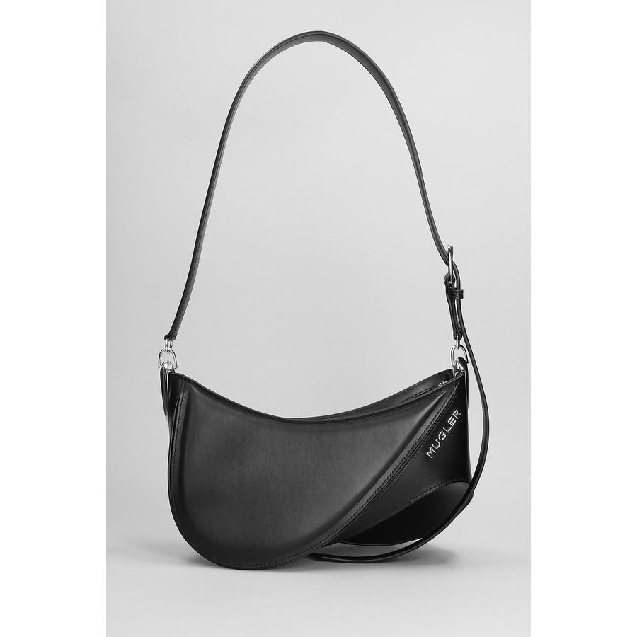 Mugler Shoulder Bag In Black
