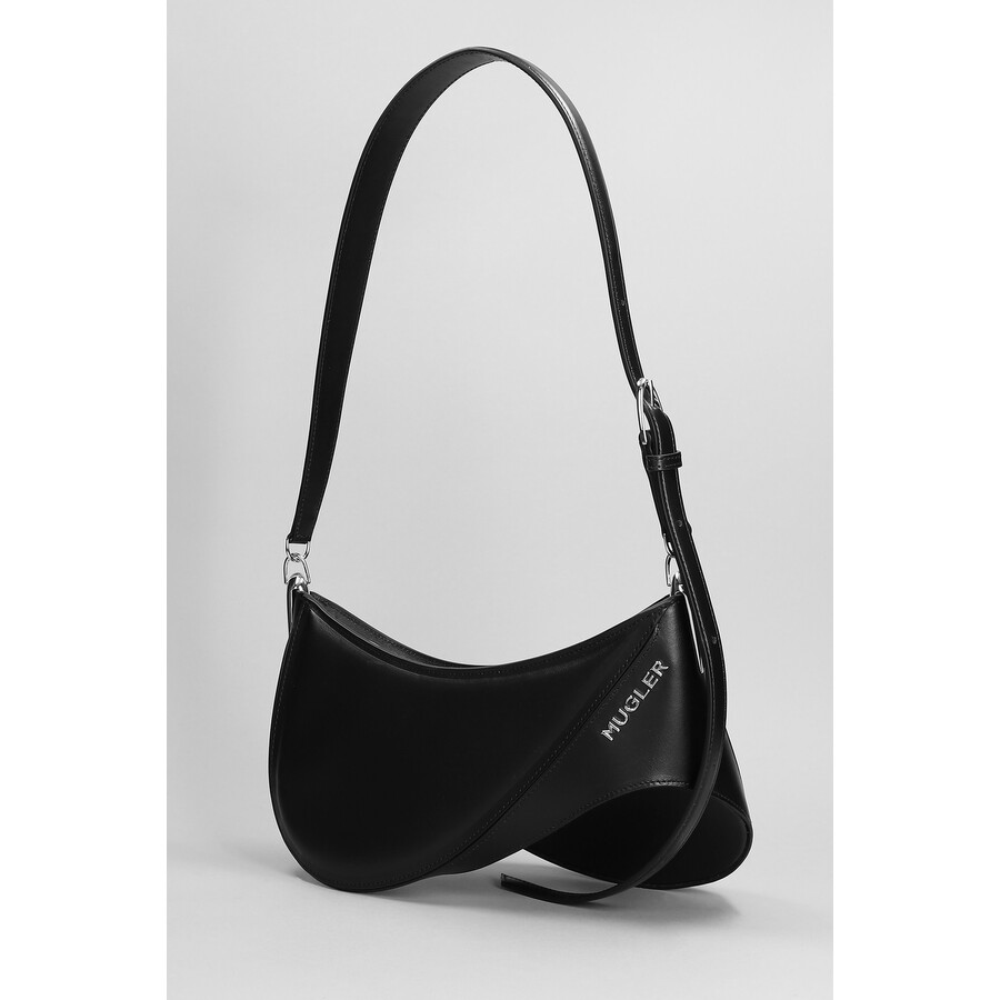 Mugler Shoulder Bag In Black