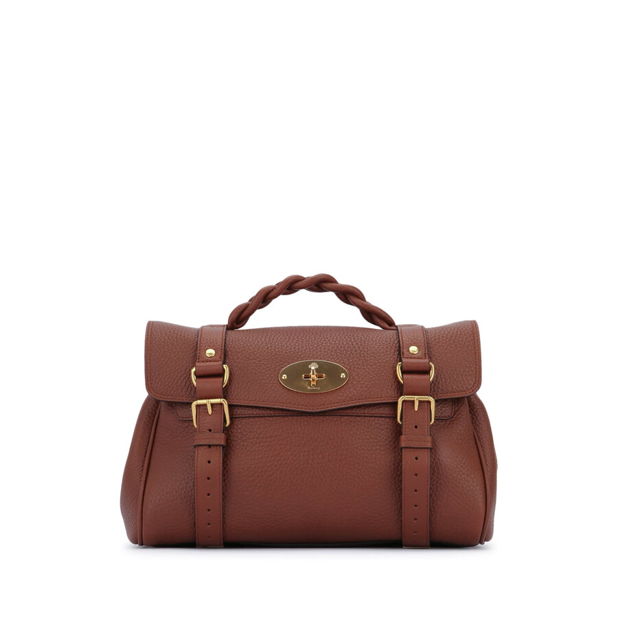 Mulberry Alexa Heavy Grain In Brown