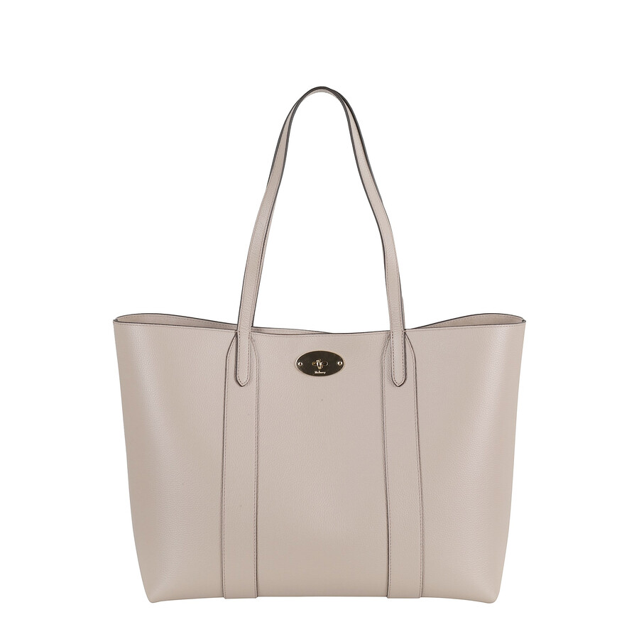 Mulberry Bayswater Tote Small Classic Grain In Neutral