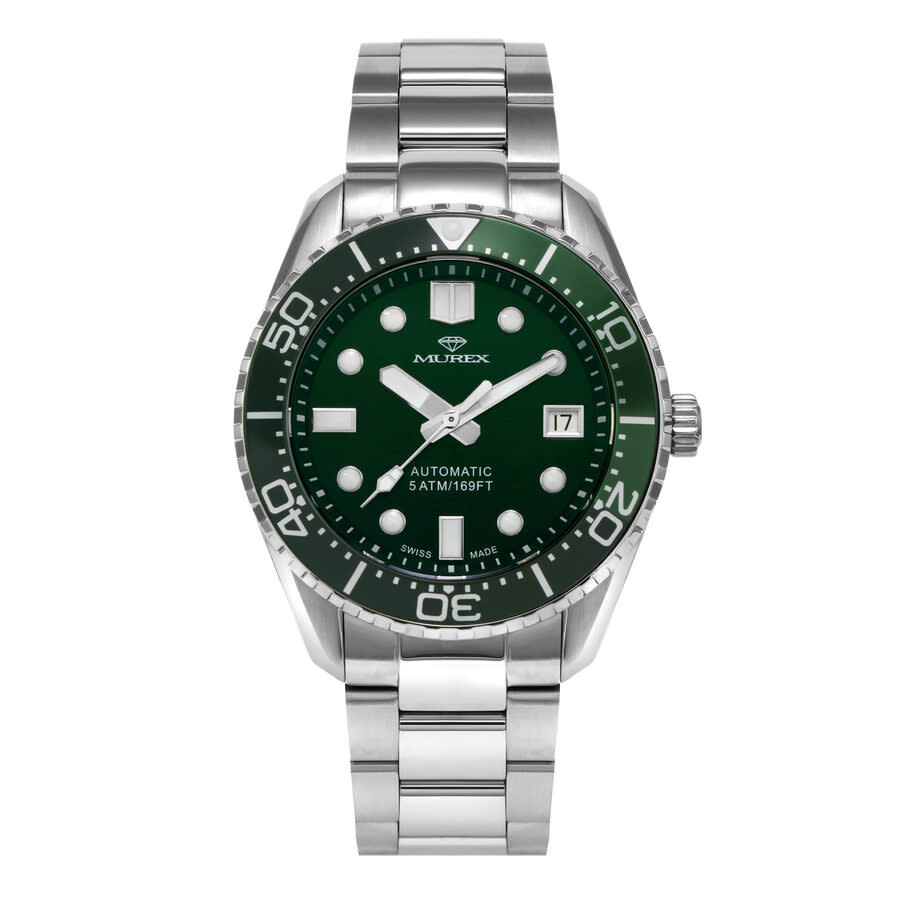 Murex Mua674 Collection Green Dial Men's Watch MUA674-SS-12