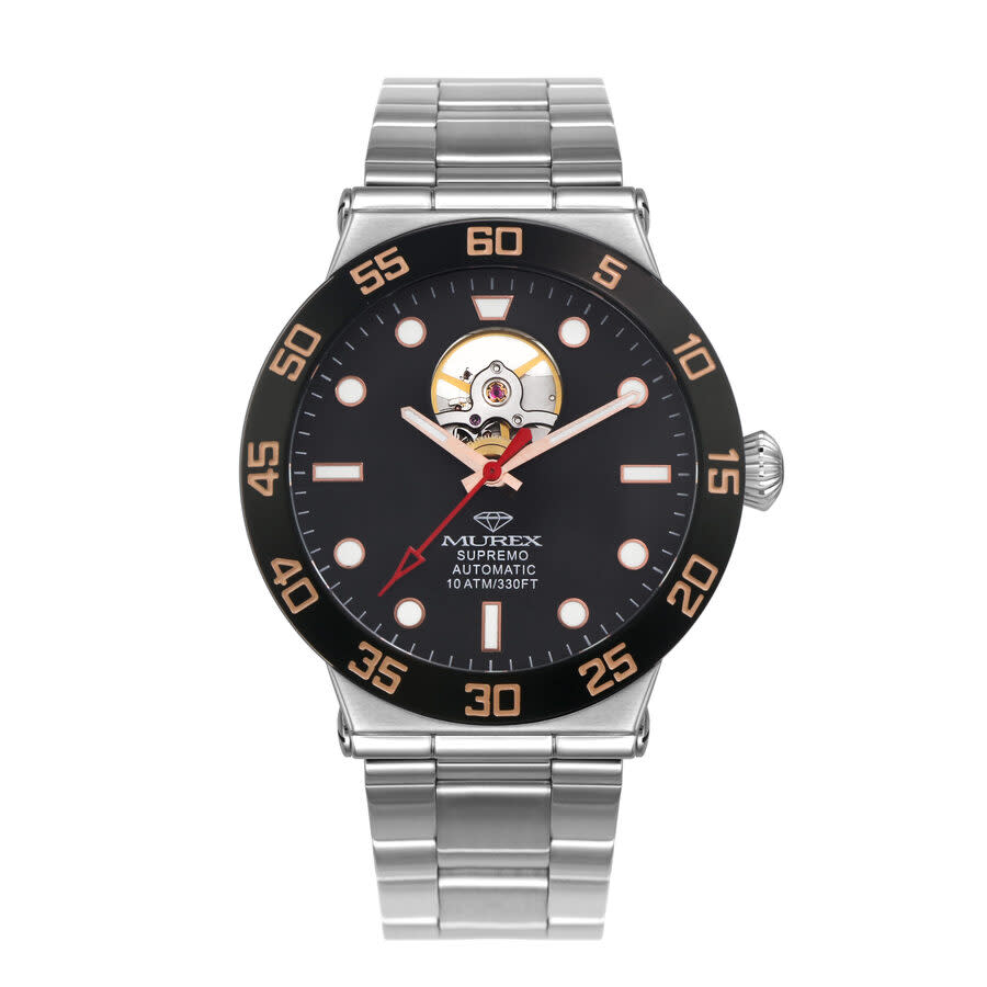 Murex Supremo Collection Black Dial Men's Watch MUA672H-SRB-3