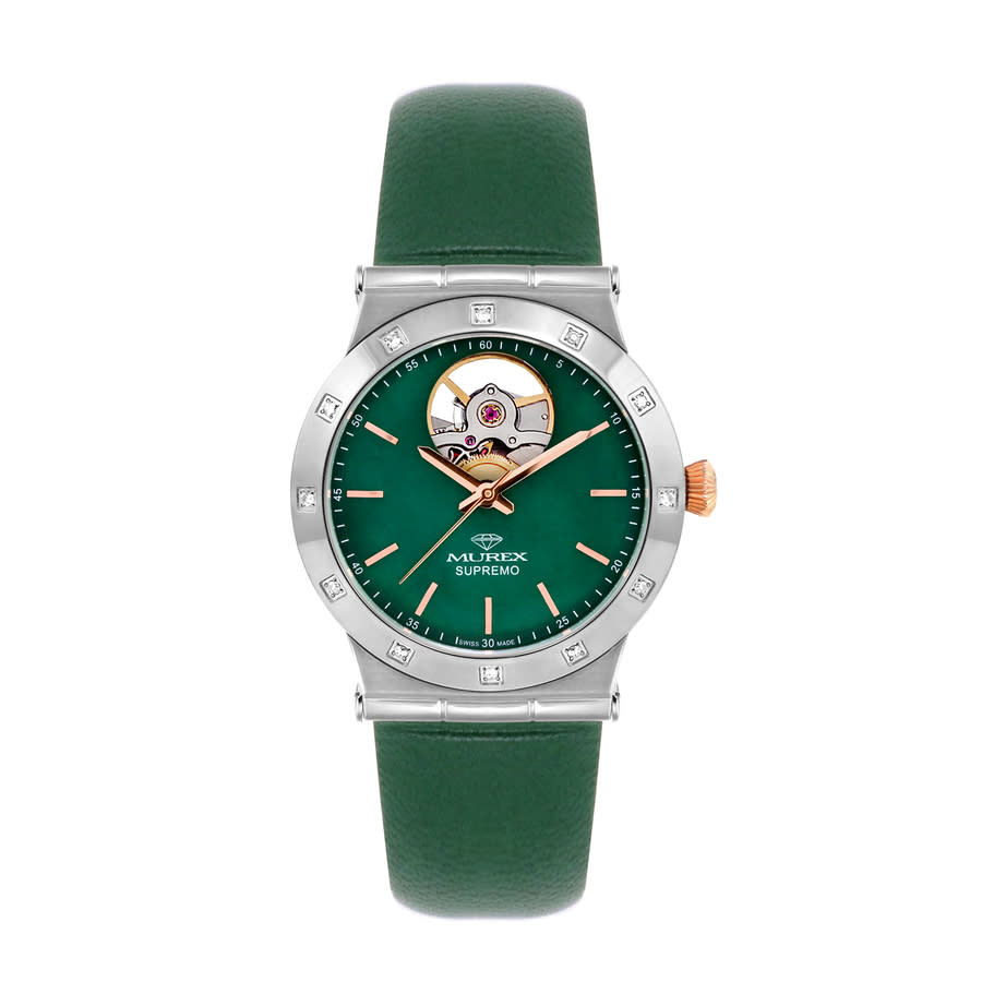 Murex Supremo Collection Green Dial Ladies Watch MUA652-SRL-D-12