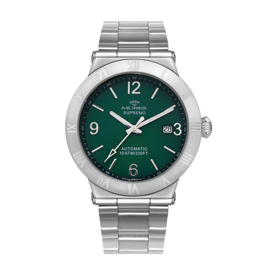 Murex Supremo Collection Green Dial Men's Watch MUA672-SS-12