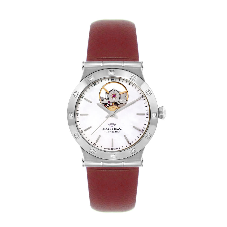 Murex Supremo Collection Red Dial Ladies Watch MUA652-SL-D-5