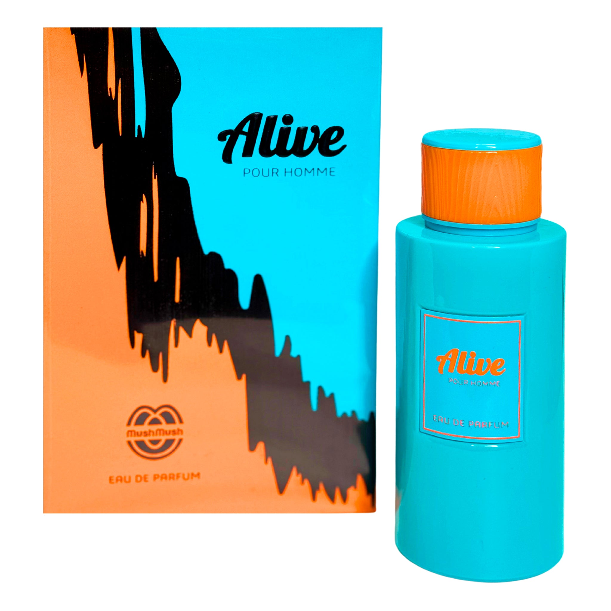 Mush Mush Men's Alive Pour Homme EDP Spray 3.4 oz Fragrances