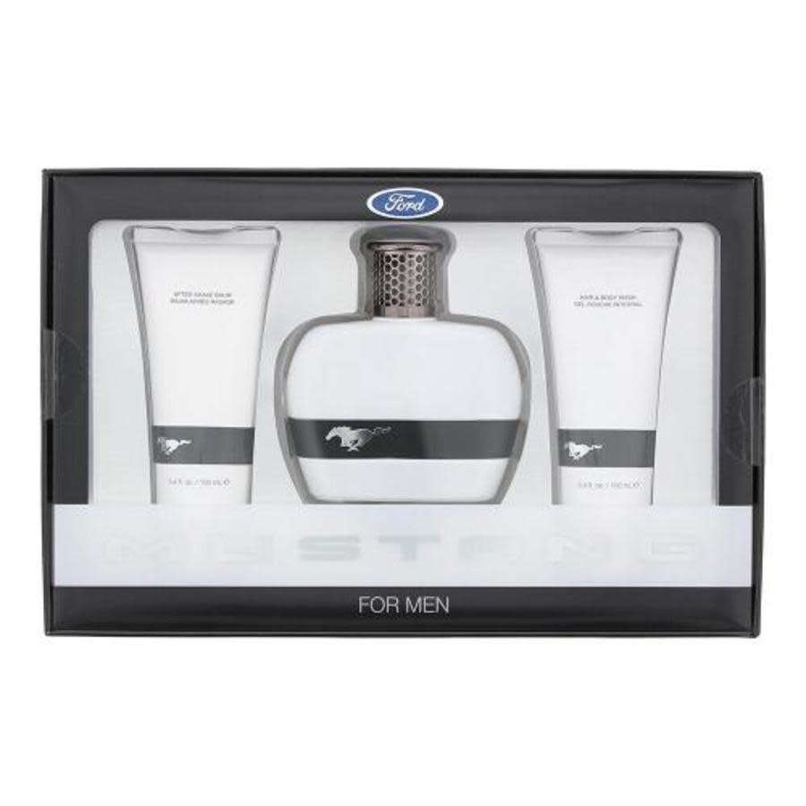 Mustang Men's White Gift Set Fragrances 849017005963