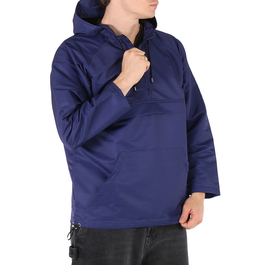 Shop Mworks Men's Navy Liightweight Pull-on Windbreaker In Blue