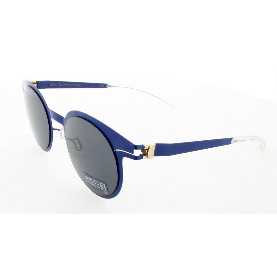 Mykita No1 Sun-marlene-international Blue Grey Round Unisex Sunglasses No1 Sun-marlene 138 51