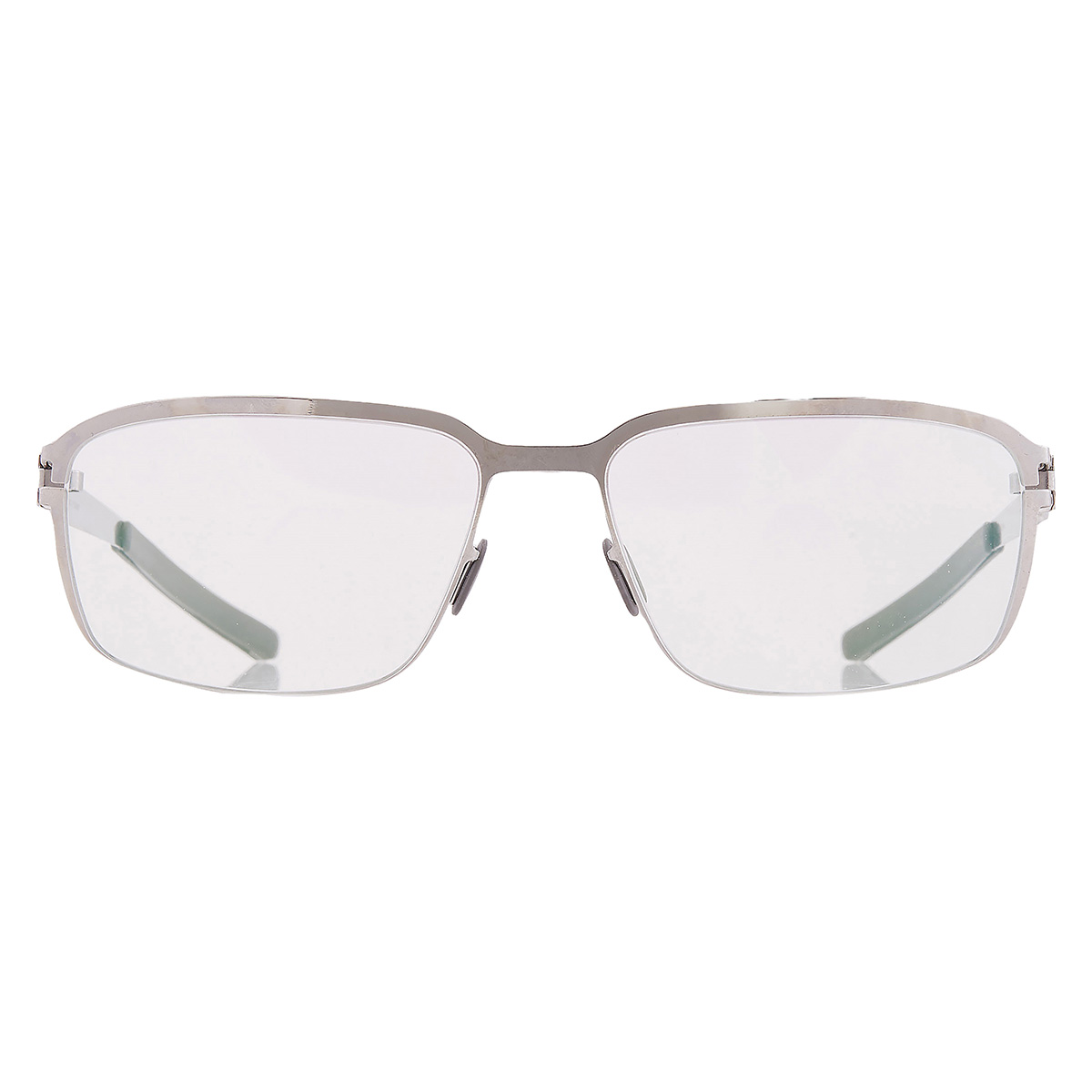 Mykita NO1-JONAS-SHINNY-SILVER Demo Pilot Unisex Eyeglasses  display picture 3