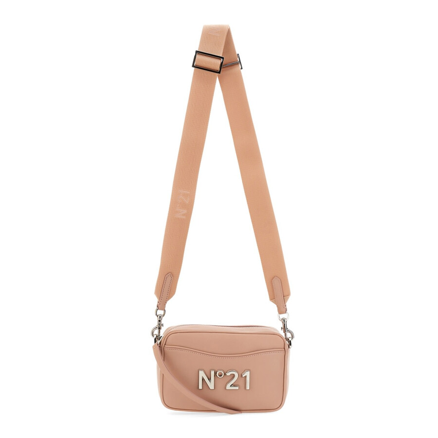 N°21 N.21 Logo Plaque Bag In Neutral