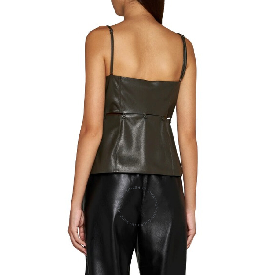 Nanushka Gydia Alt Sleeveless Leather Top