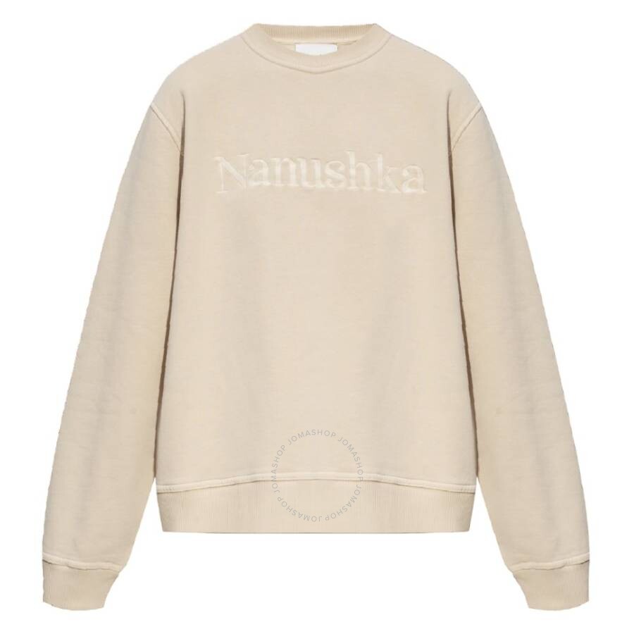 Nanushka Mart Cotton Logo-embroidered Sweatshirt