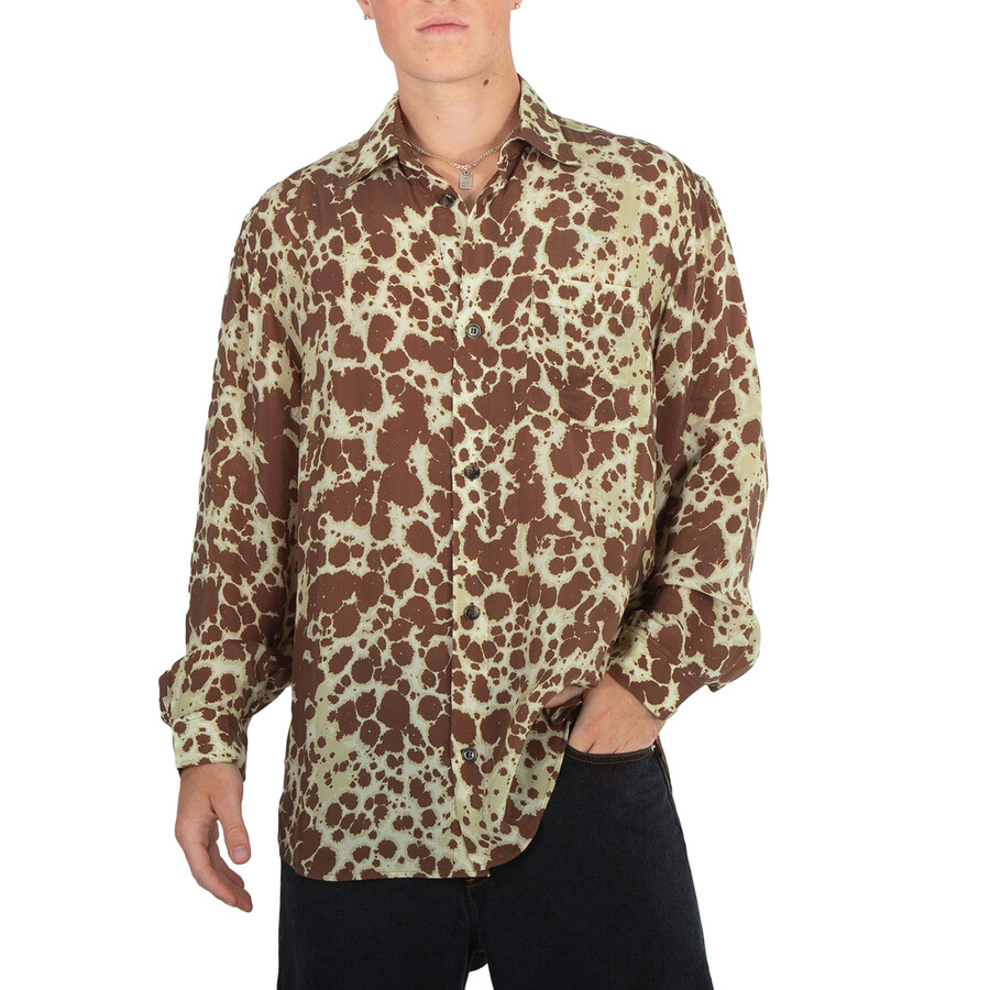 Sebas Sale Tie-Dyed Cupro Shirt