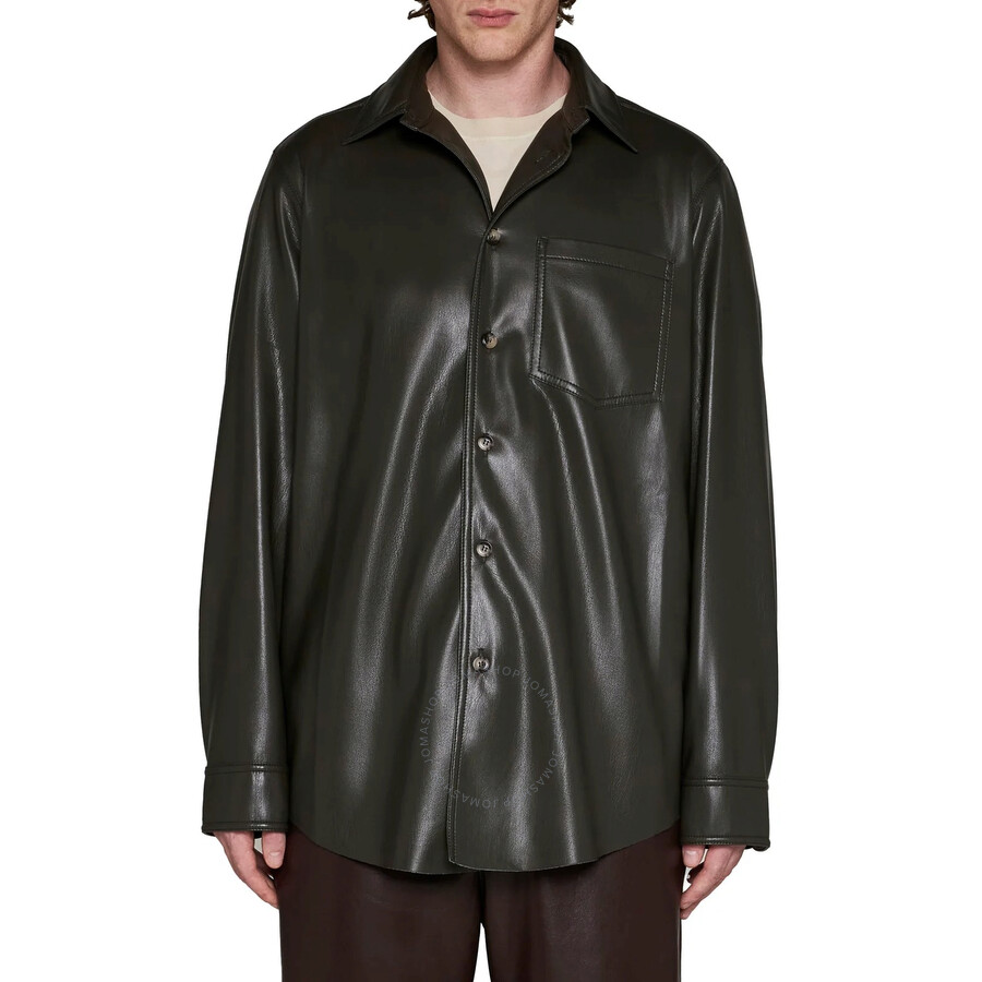Nanushka Soil Landis Alt-leather Shirt