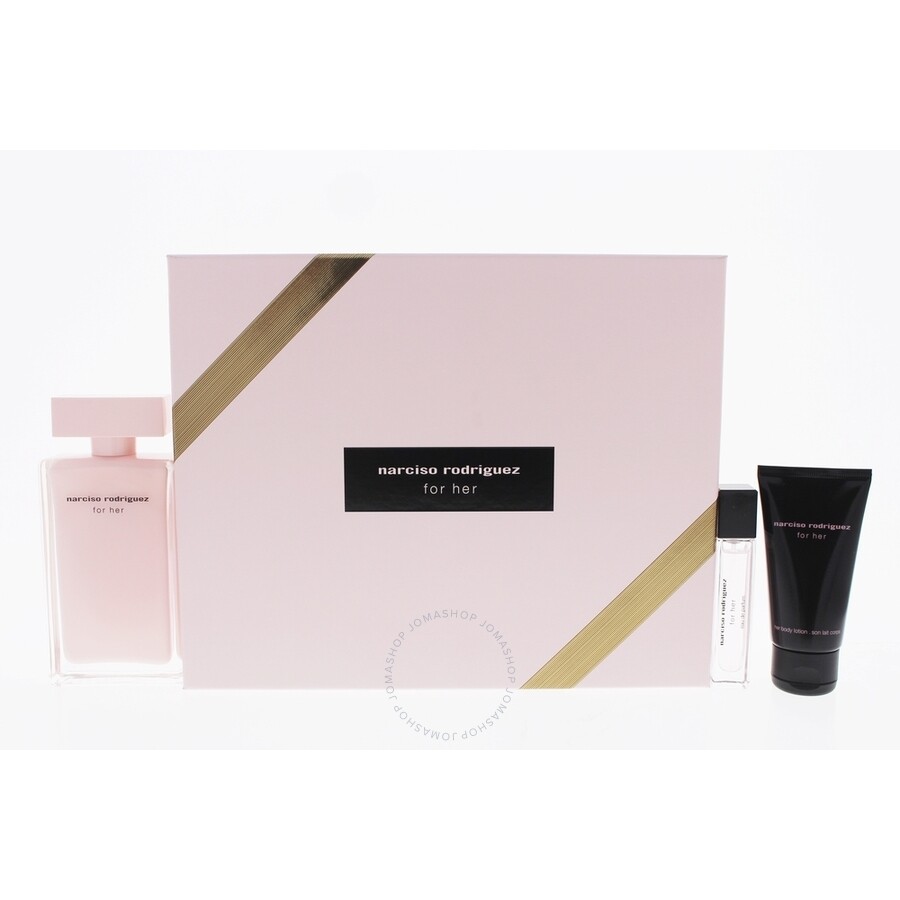 Narciso Rodriguez Ladies For Her Gift Set Fragrances 3423473056157 In White