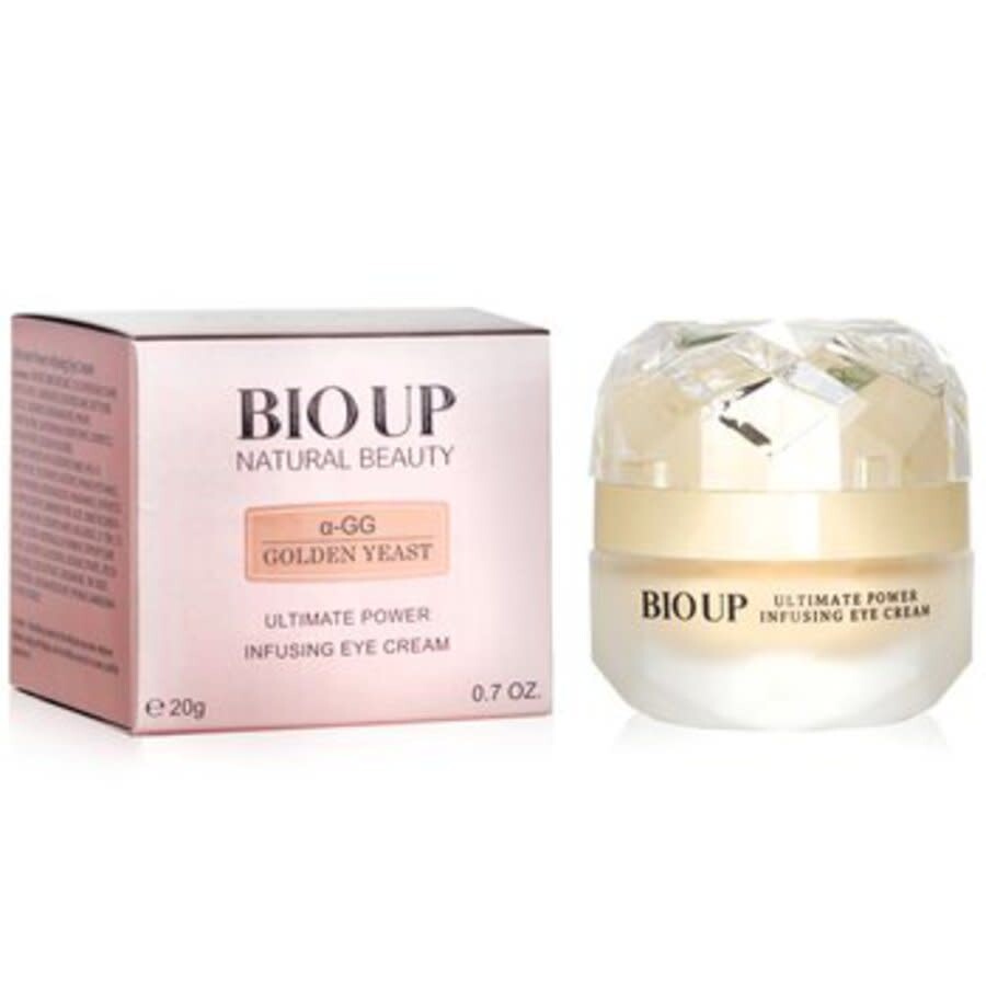 Natural Beauty Ladies Bio Up A-gg Ultimate Power Infusing Eye Cream 0.7 oz Skin Care 4711665128041 In Cream / Dark / Gold / Wine