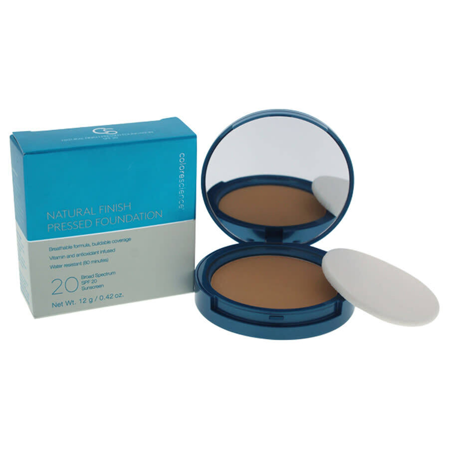 Colorescience Natural Finish Pressed Foundation Spf 20 - Medium Bisque By For Women - 0.42 oz Founda
