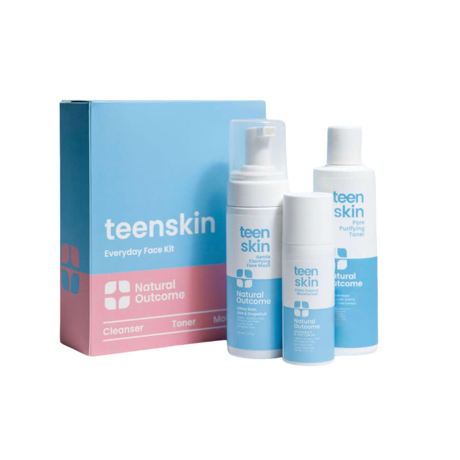 Natural Outcome Teen Skin - Everyday Face Kit 3 Pcs Skin Care 753122943402