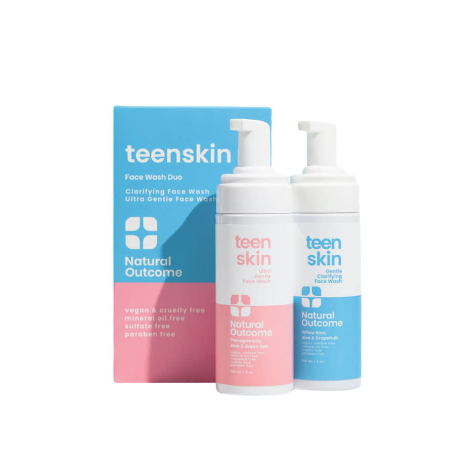 Natural Outcome Teen Skin Face Wash Duo 2 Pc Skin Care 753122943419