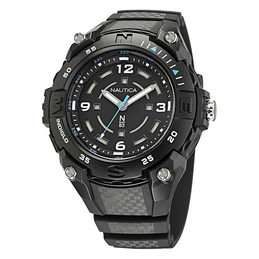 Nautica Coronado Bay Quartz Black Dial Men's Watch NAPCNF001