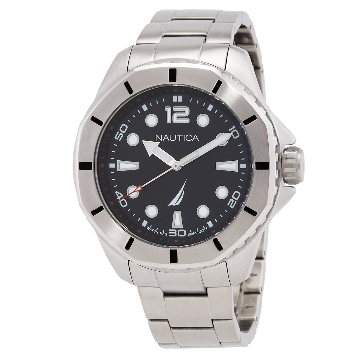 Nautica Koh May Bay Quartz Black Dial Men's Watch NAPKMF205
