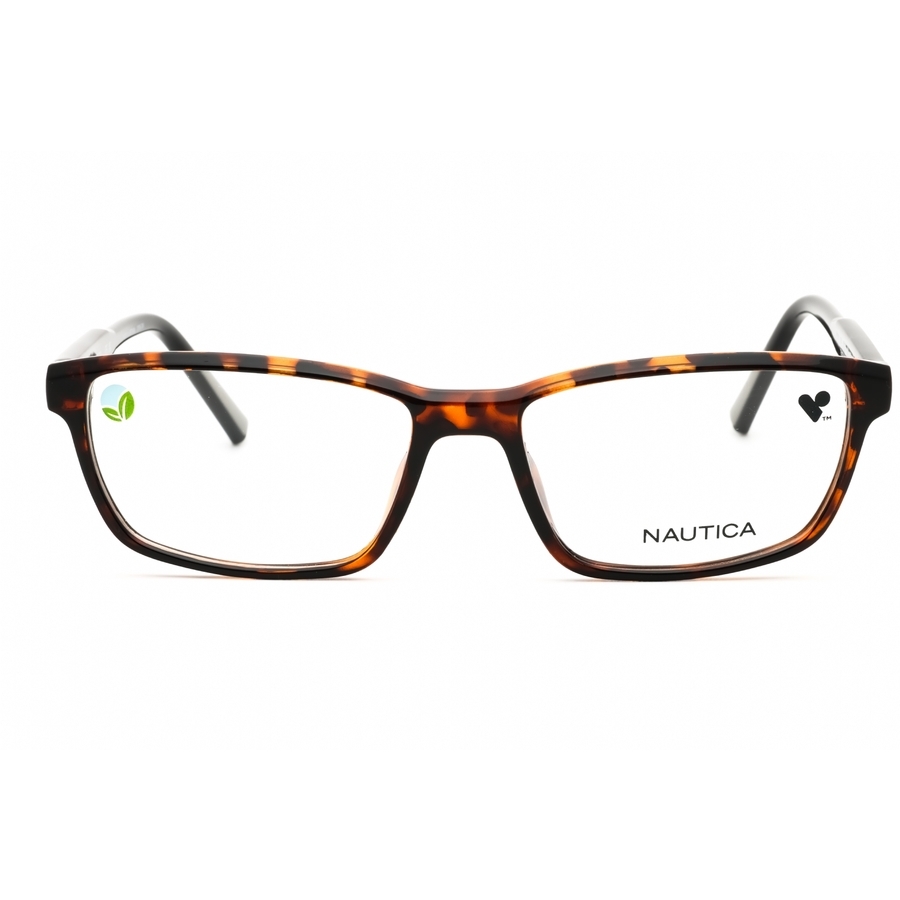 Nautica Men's Brown Rectangular Eyeglass Frames N8199