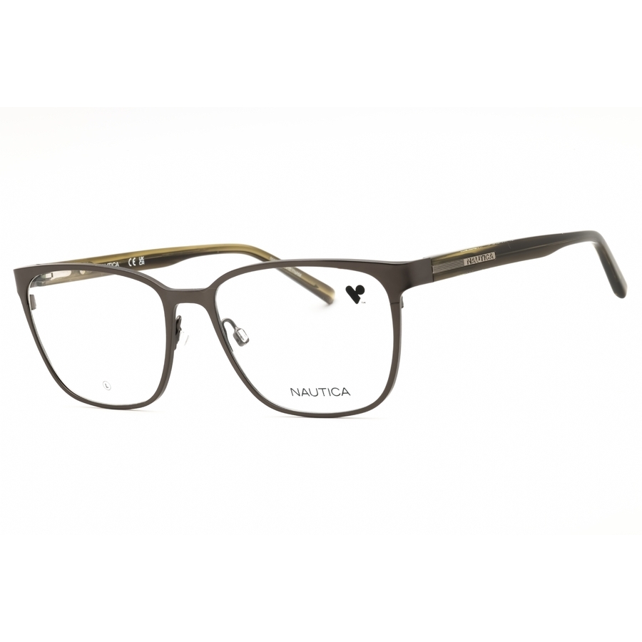 Nautica Men's Grey Rectangular Eyeglass Frames N7346n