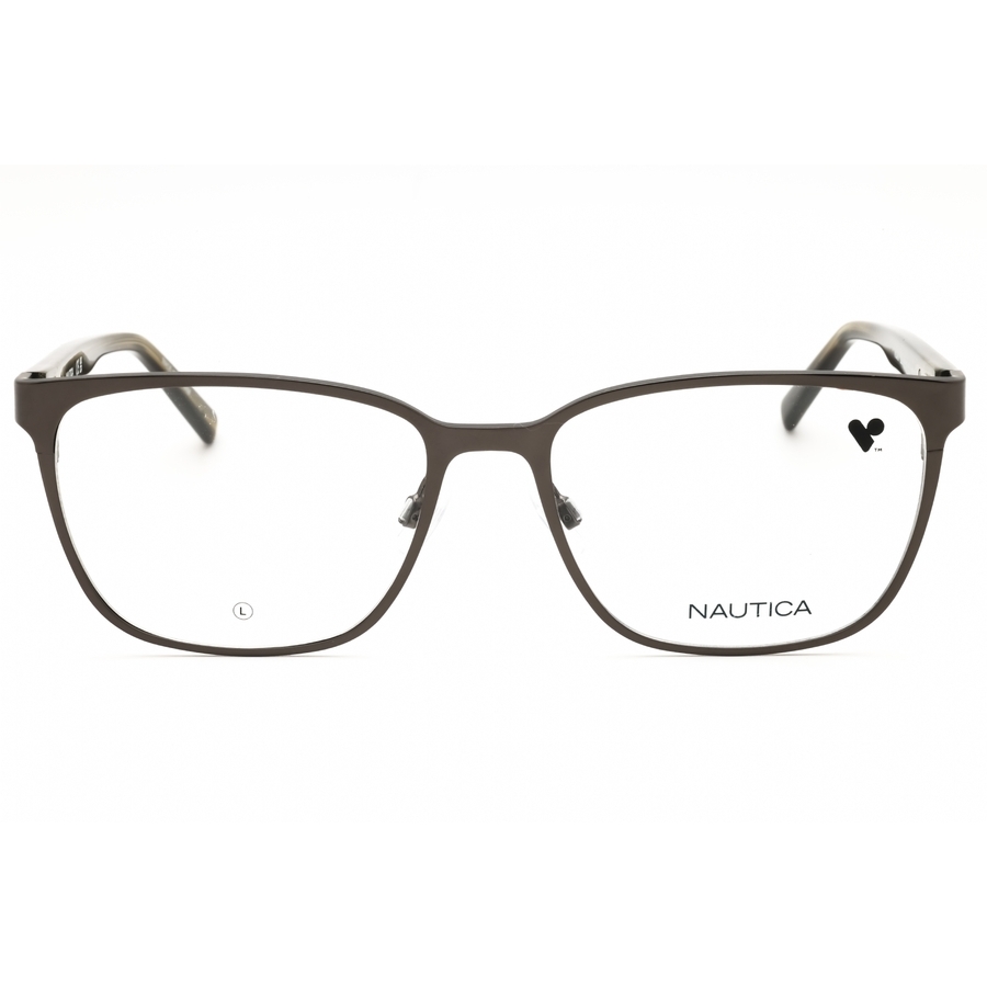 Nautica Men's Grey Rectangular Eyeglass Frames N7346n