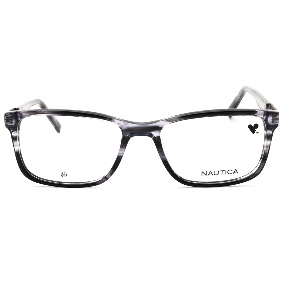 Nautica Men's Grey Rectangular Eyeglass Frames N8177