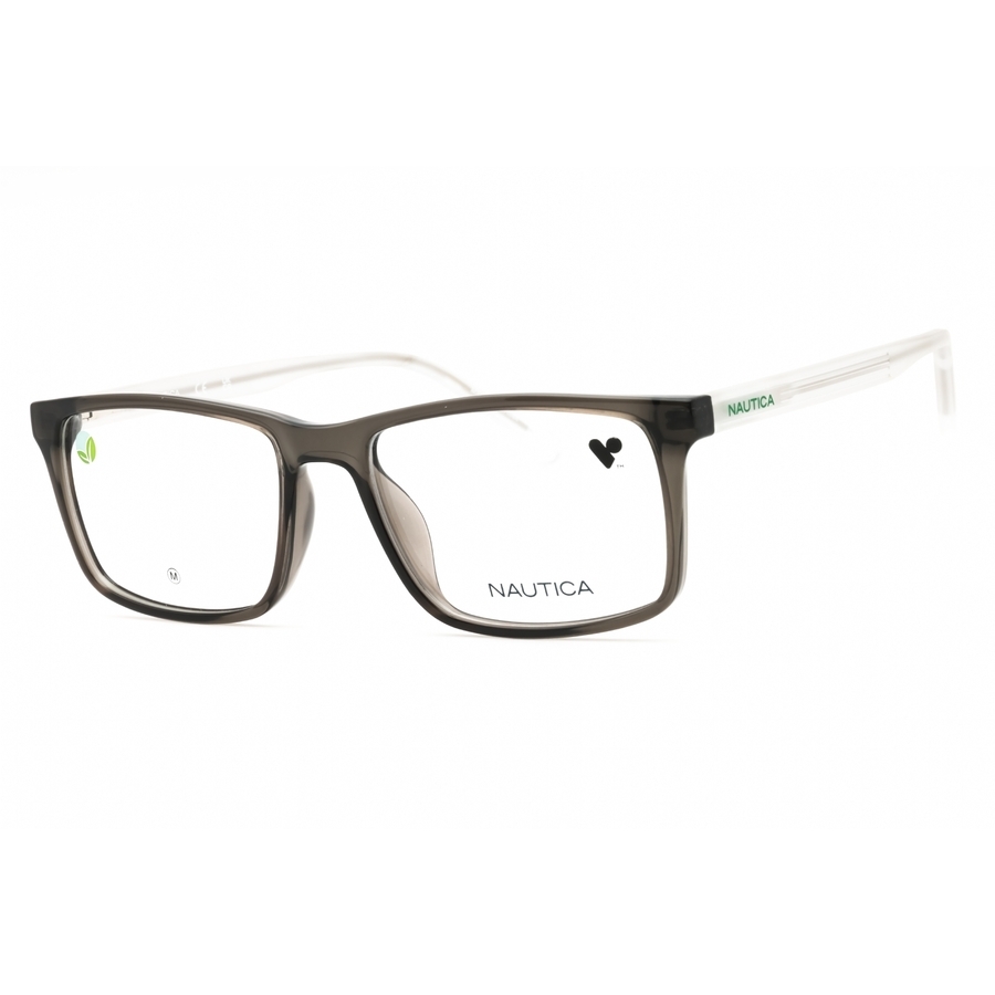 Nautica Men's Grey Rectangular Eyeglass Frames N8182